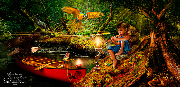 Calling the Spirits - Color