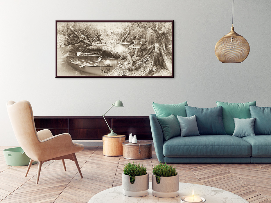 calling the spirits - sepia